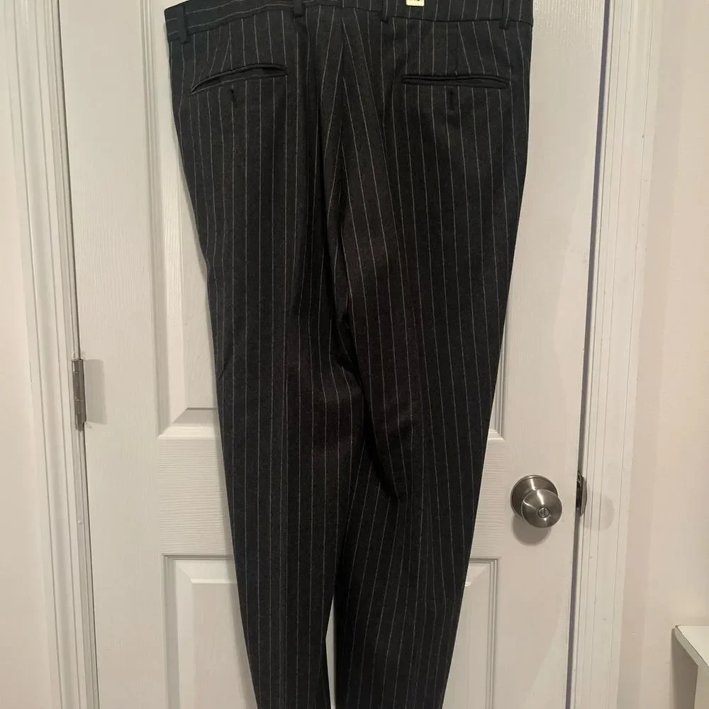 S. Cohen Prestige Vitale Barberis Canonico Wool Pinstripe Blazer Sport Coat 42R